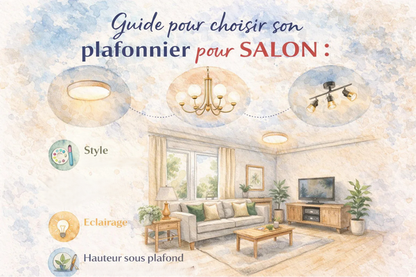Guide pour choisir son plafonnier pour salon