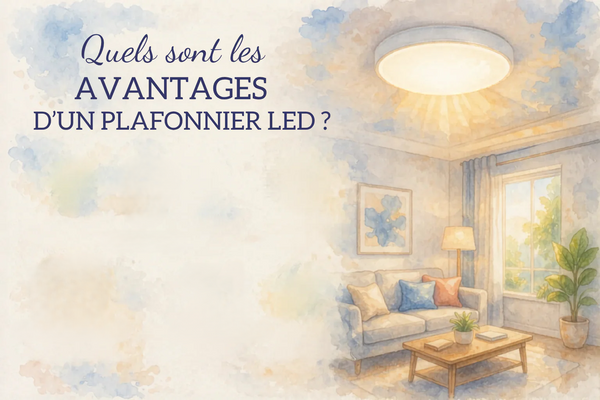 Quels sont les avantages d'un plafonnier led ?