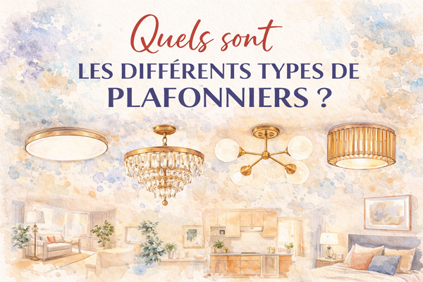 Quels sont les différents types de plafonniers ?