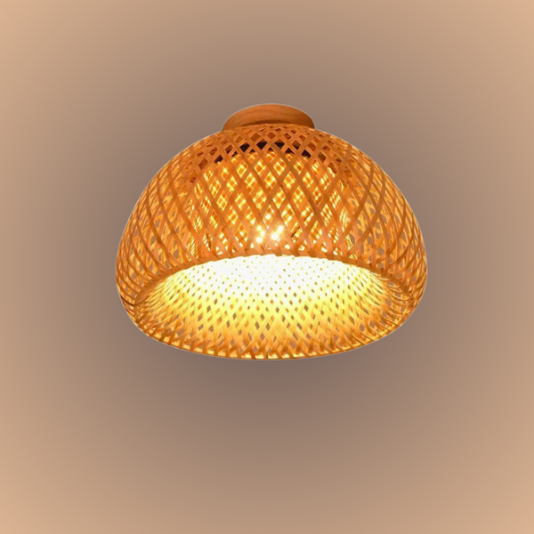 Petit plafonnier bambou