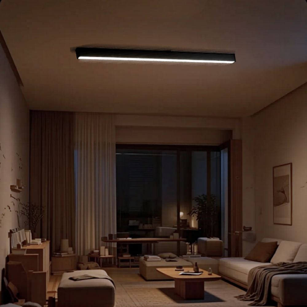 Plafonnier barre LED