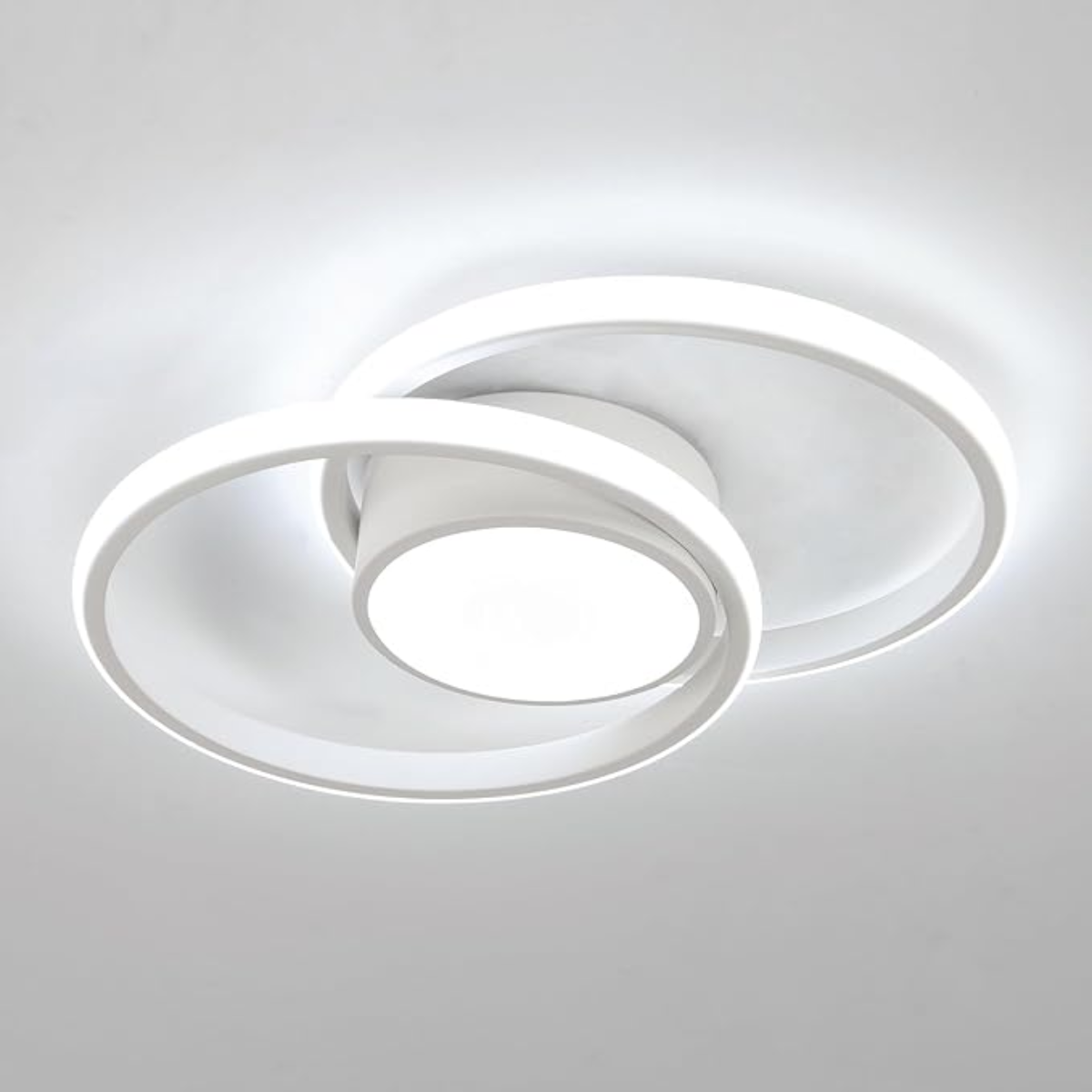 Plafonnier blanc moderne