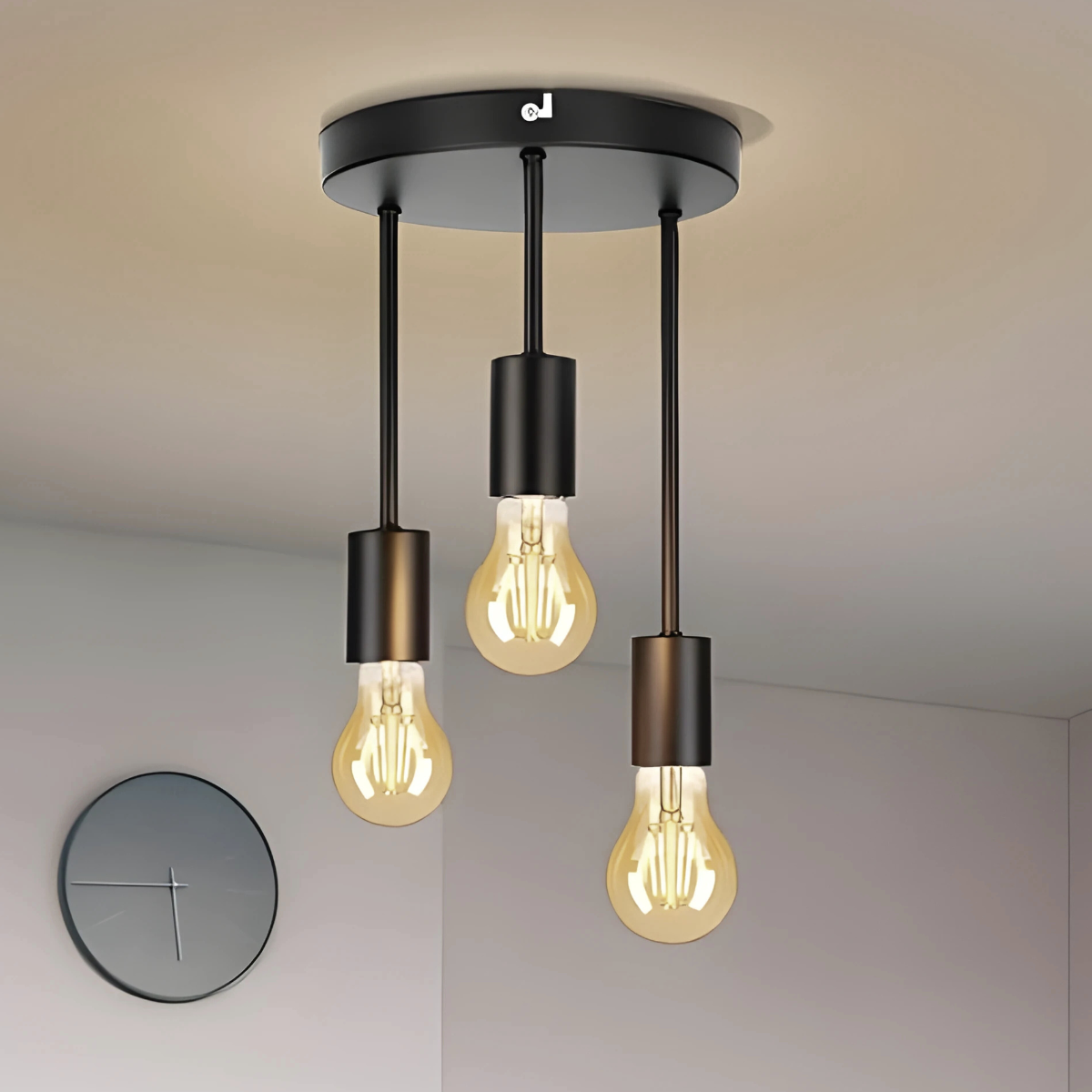 Plafonnier industriel vintage