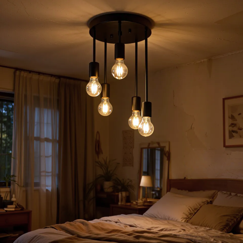 Plafonnier industriel vintage