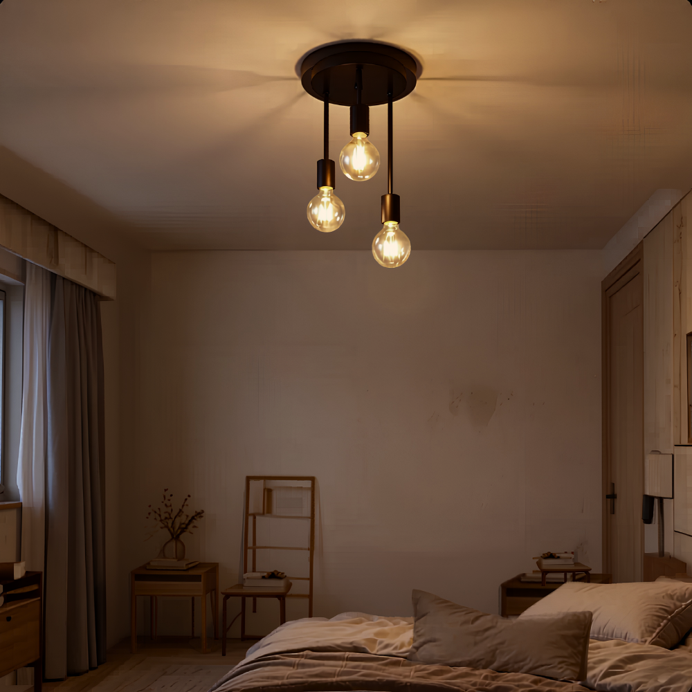 Plafonnier industriel vintage
