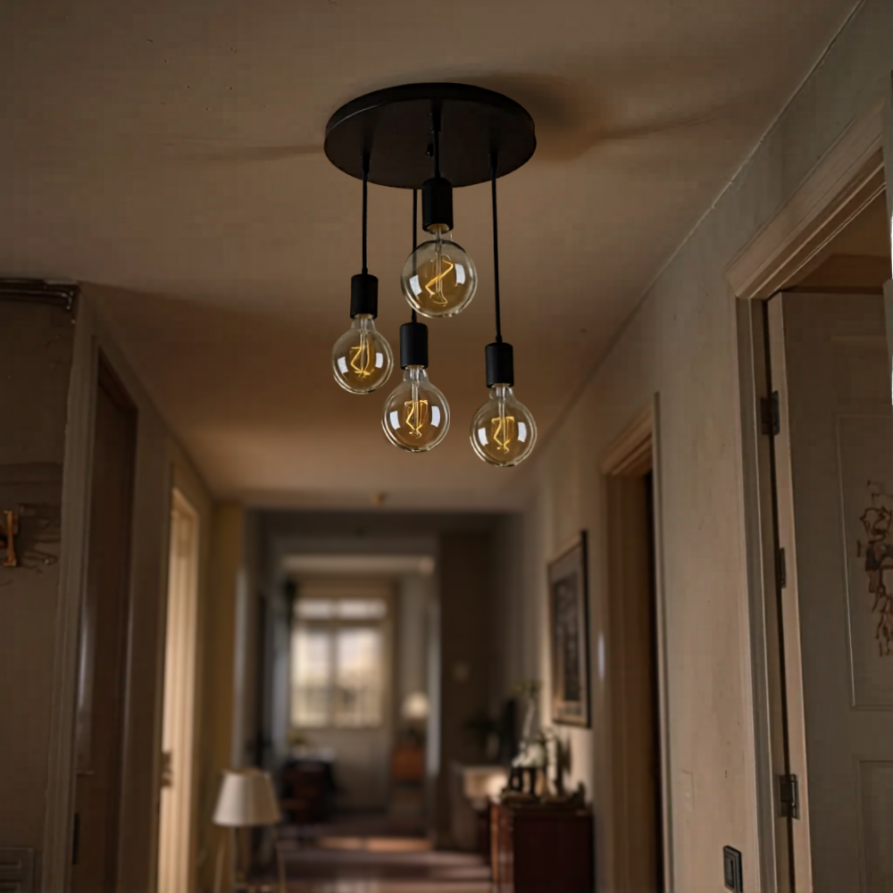 Plafonnier industriel vintage