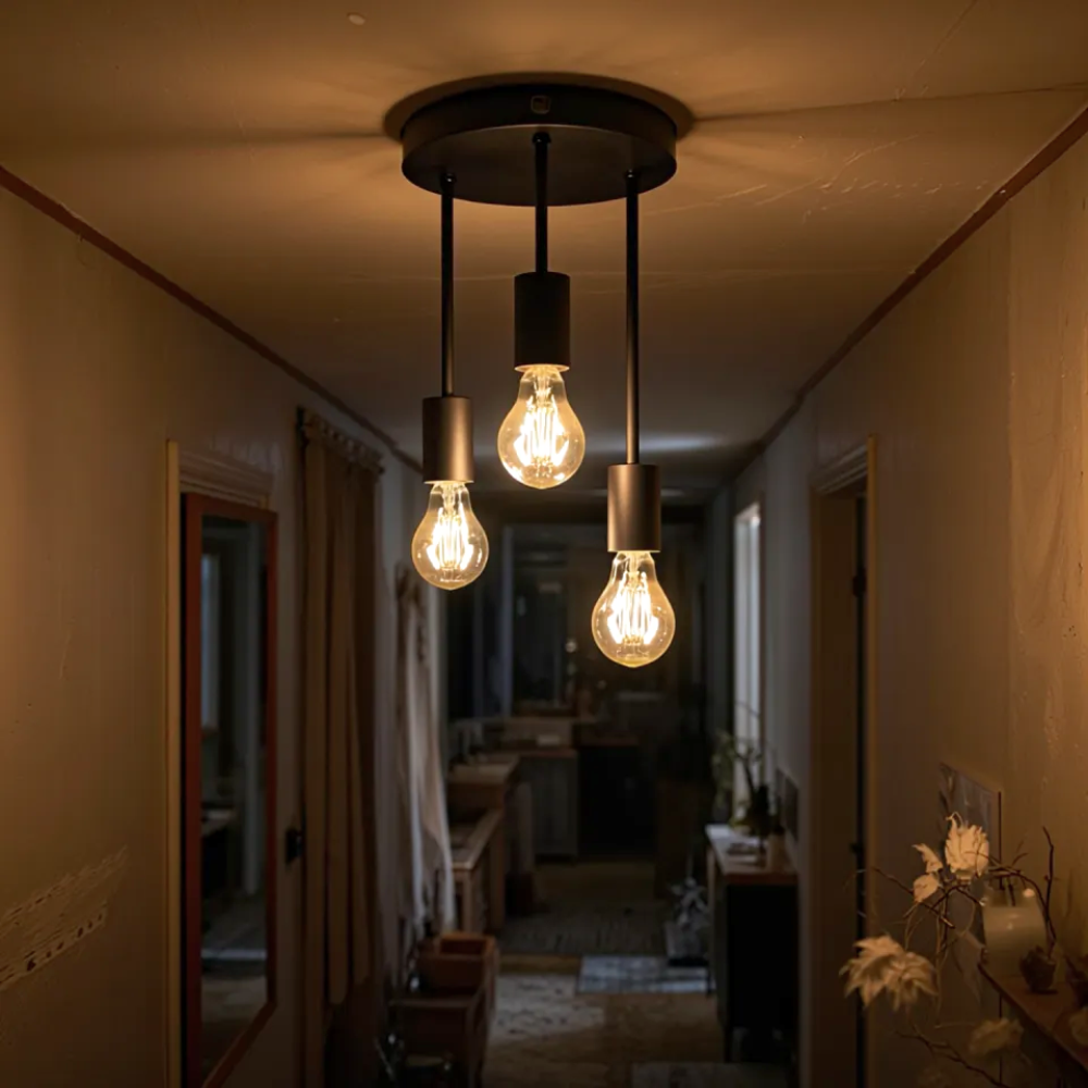 Plafonnier industriel vintage