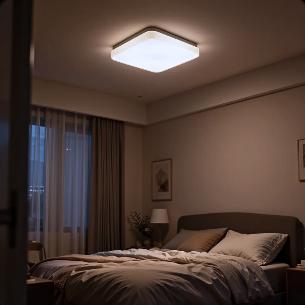 Plafonnier LED carré