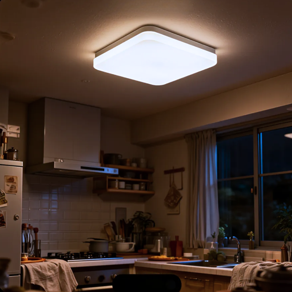 Plafonnier LED carré