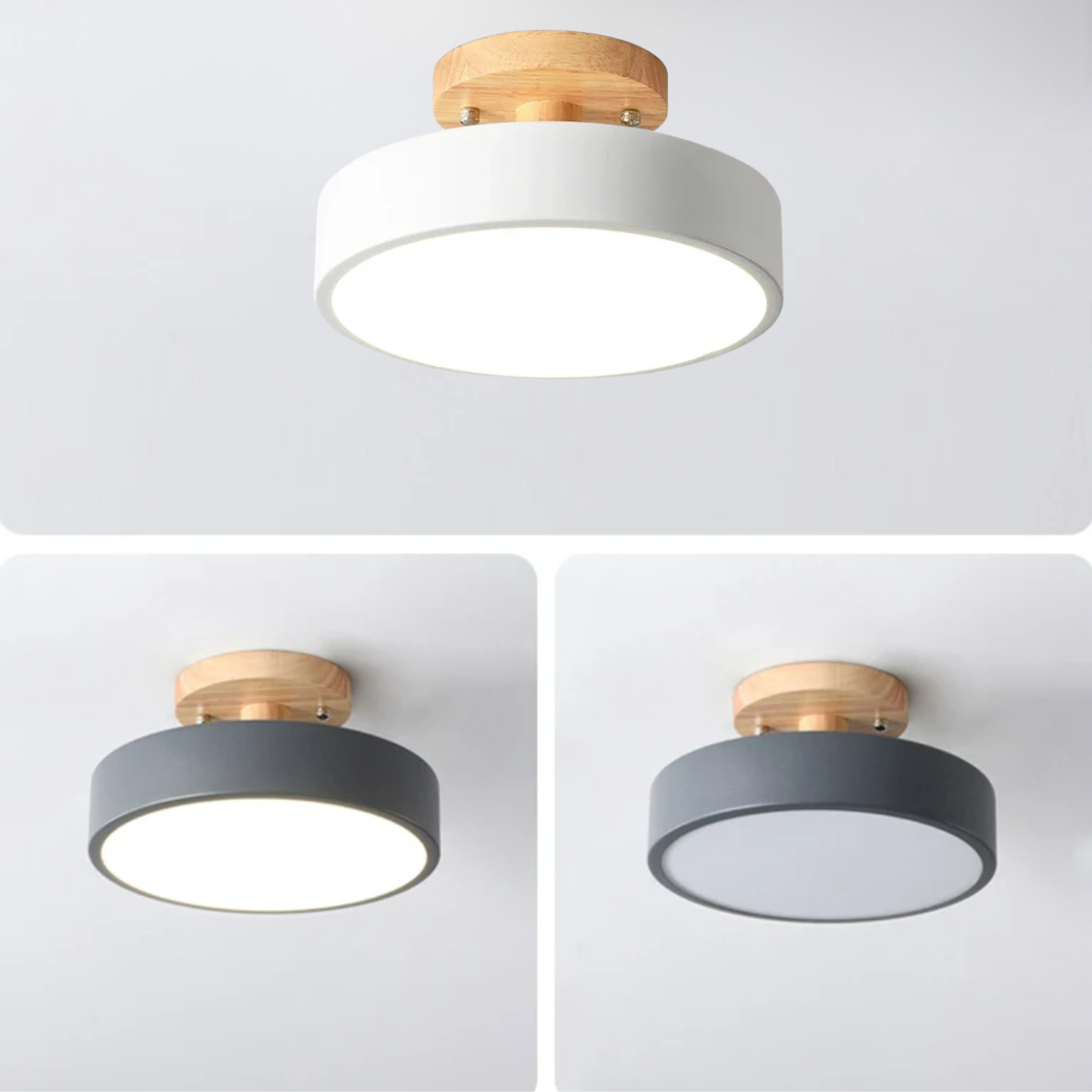 Plafonnier scandinave led