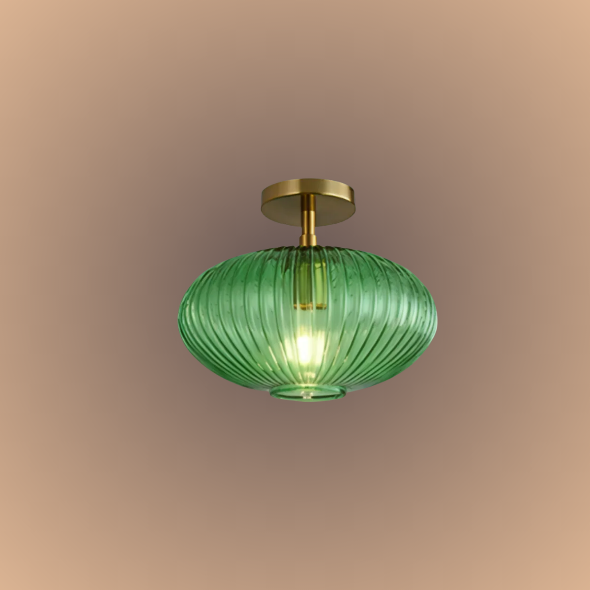 Plafonnier verre vintage