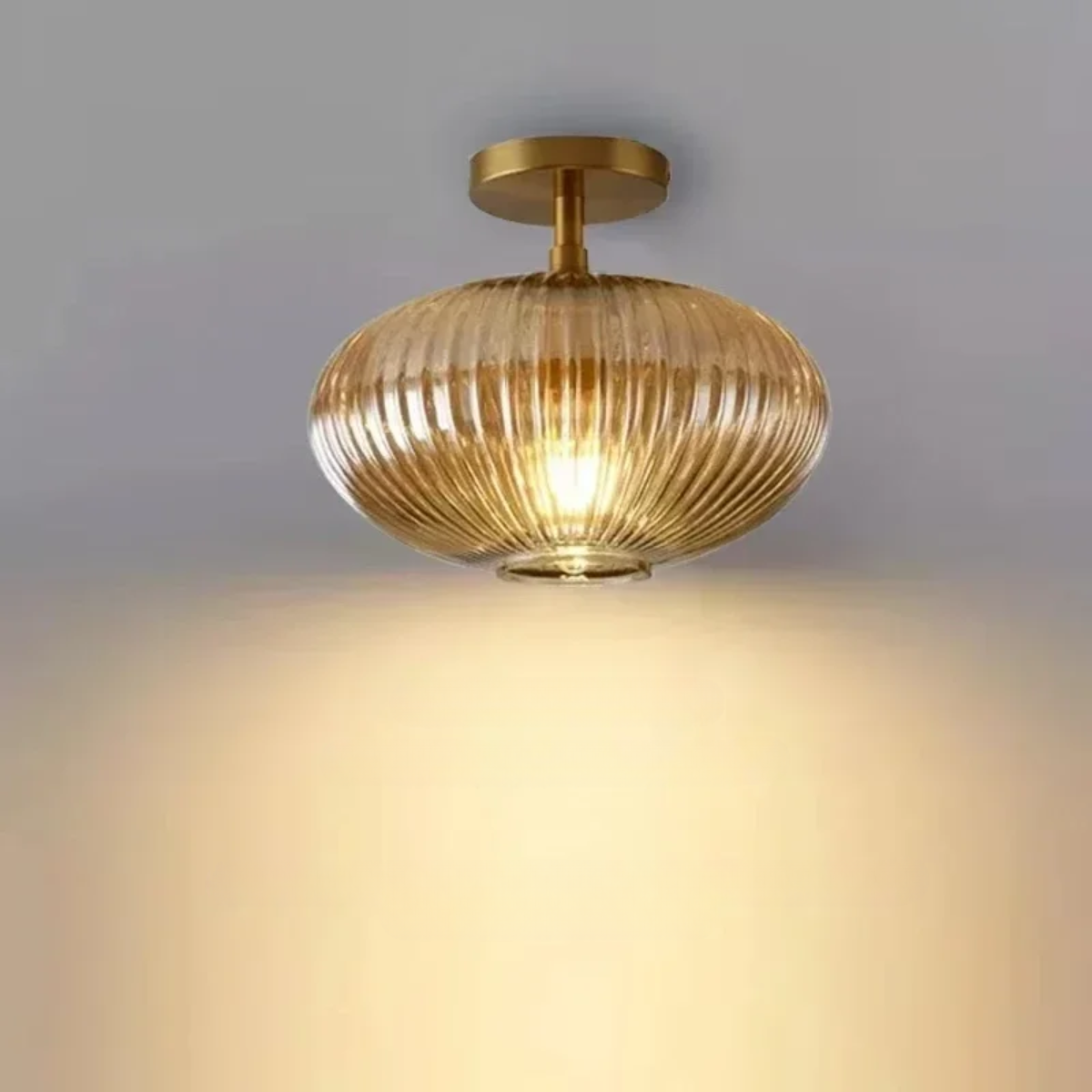 Plafonnier verre vintage