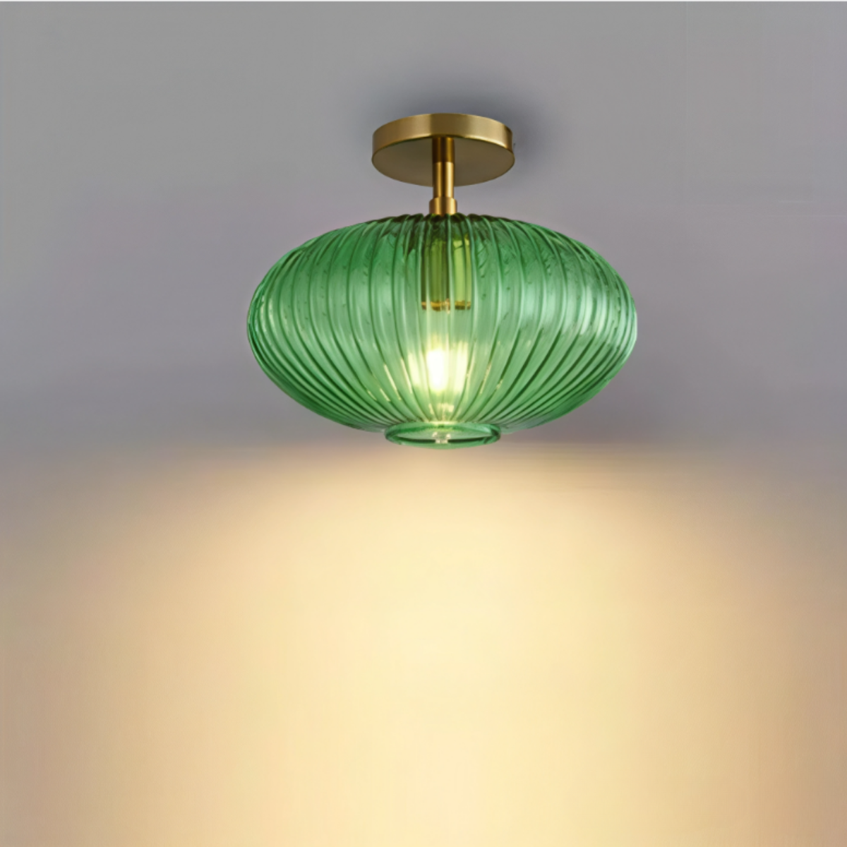Plafonnier verre vintage