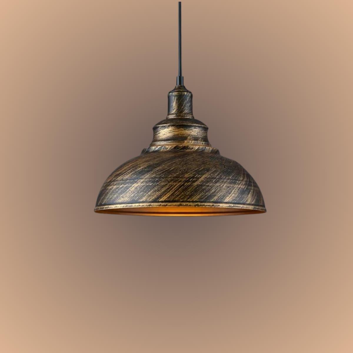 Suspension industrielle vintage