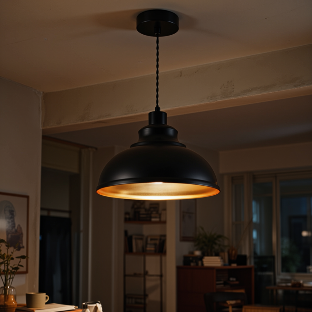 Suspension industrielle vintage