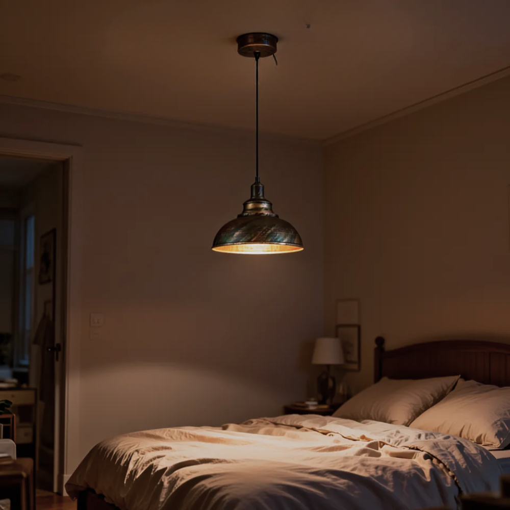 Suspension industrielle vintage