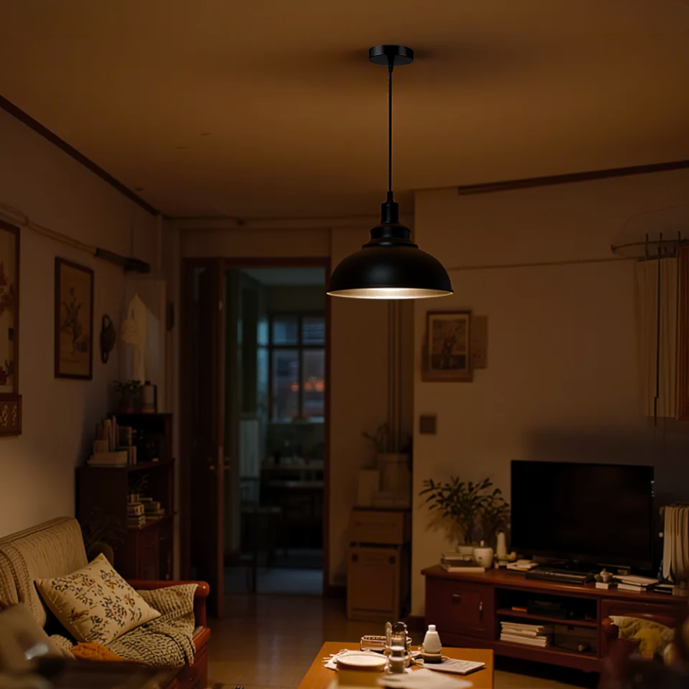 Suspension industrielle vintage