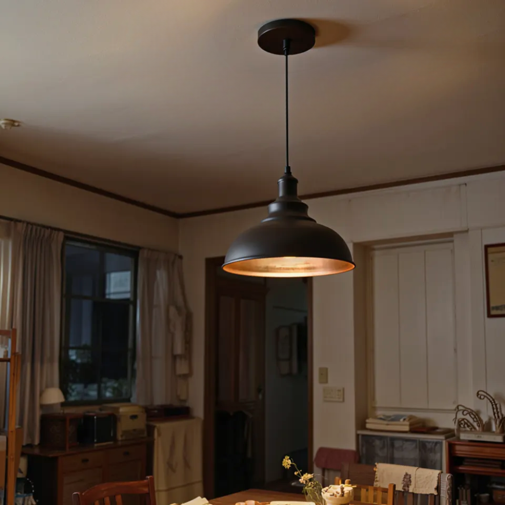 Suspension industrielle vintage