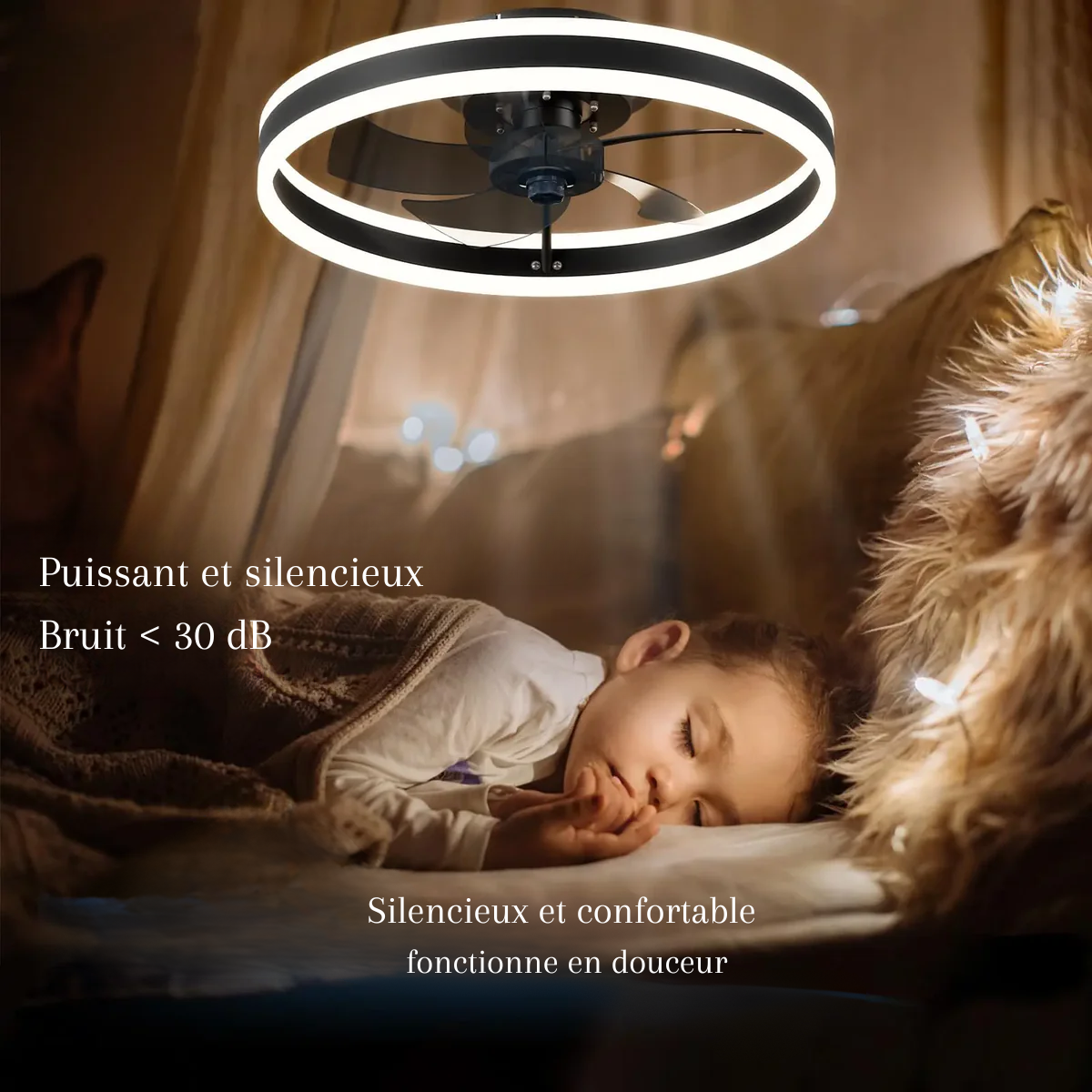 Ventilateur plafonnier silencieux